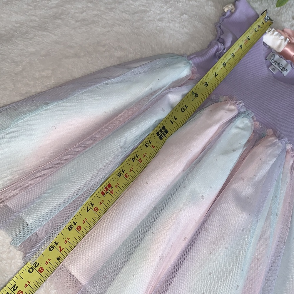 Pippa & Julie Lavender Dress 2T Tulle Bottom EUC - Picture 12 of 12